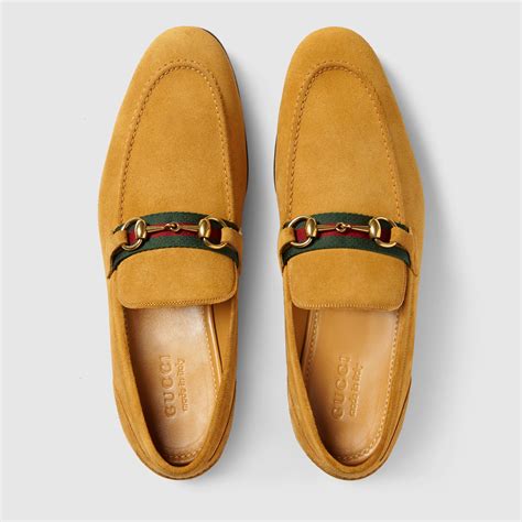 gucci wedge loafers|gucci horsebit suede web loafer.